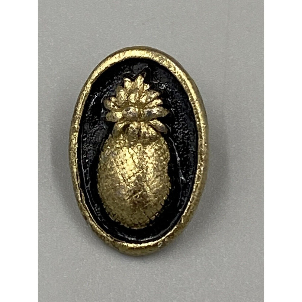 Gold & Black Colored Food Collectible Lapel‎ Hat Pin READ DESCRIPTION